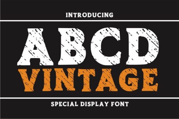 Abcd Vintage Font for Elegant Branding