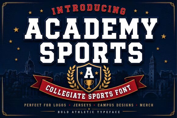 Academy Sports Font for Web Design