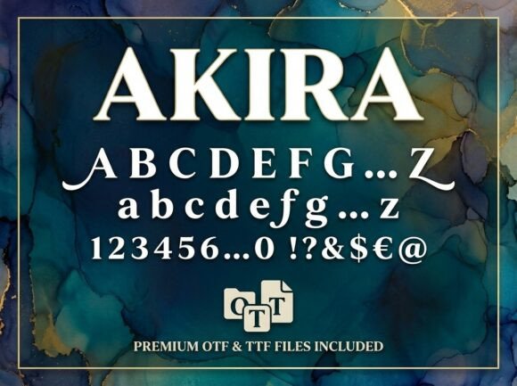 Akira: A Bold Font for Business Branding