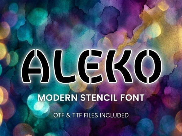 Aleko Font: Bold Branding for Small Businesses