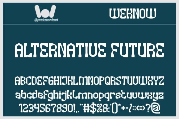 Alternative Future Font Review