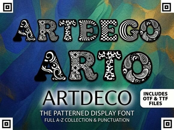 Artdeco Font for Bold Design