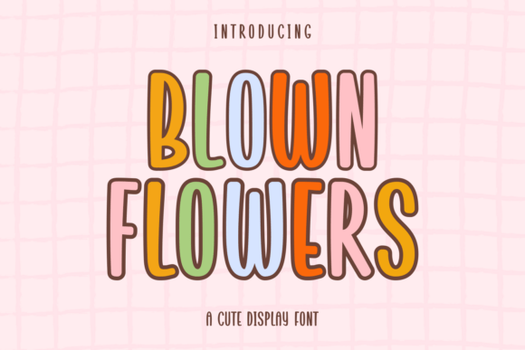 Blown Flowers Font for Elegant Branding