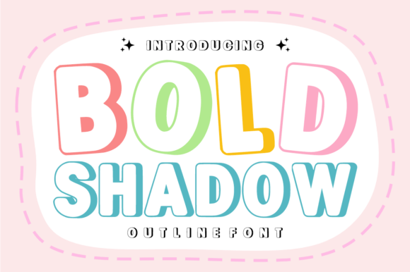 Bold Shadow Font for Impactful Design
