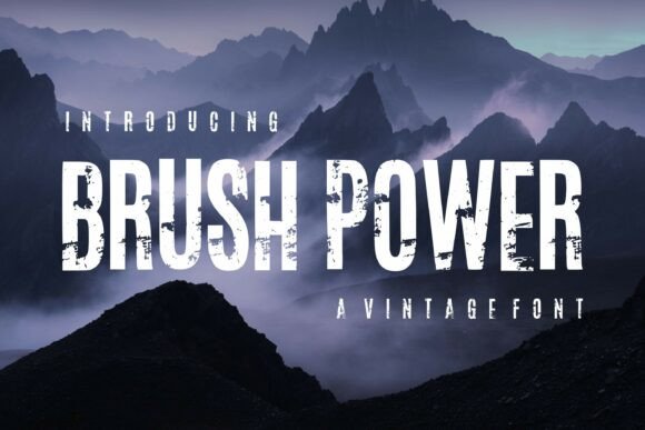 Brush Power Font for Bold Branding