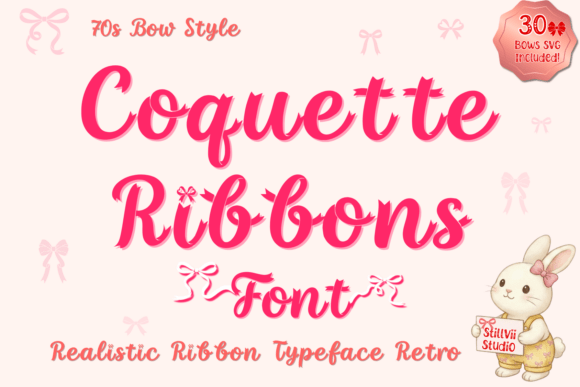 Coquette Ribbon Font