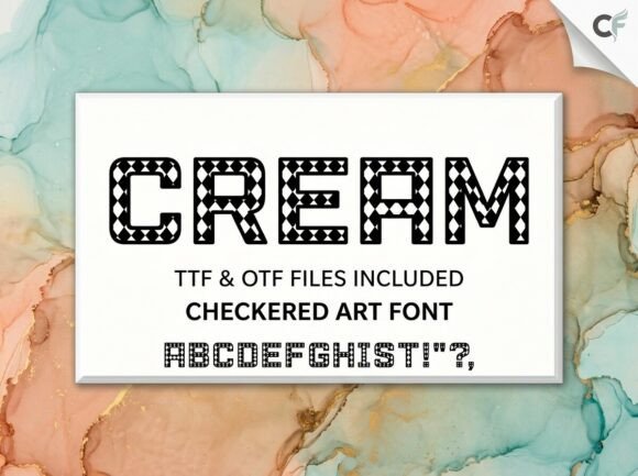 Cream: A Display Font for Bold Expression