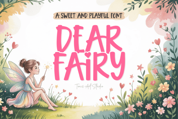 Dear Fairy Font for Creative Projects