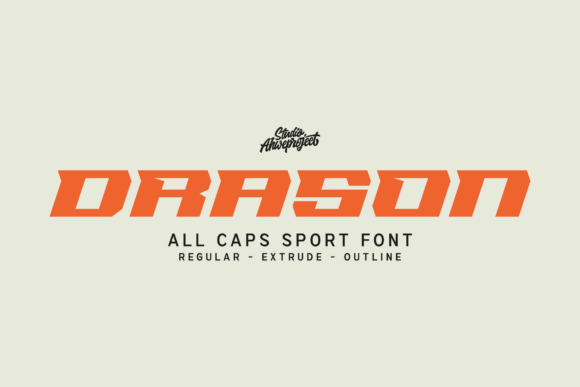 Drason: A Bold Display Font