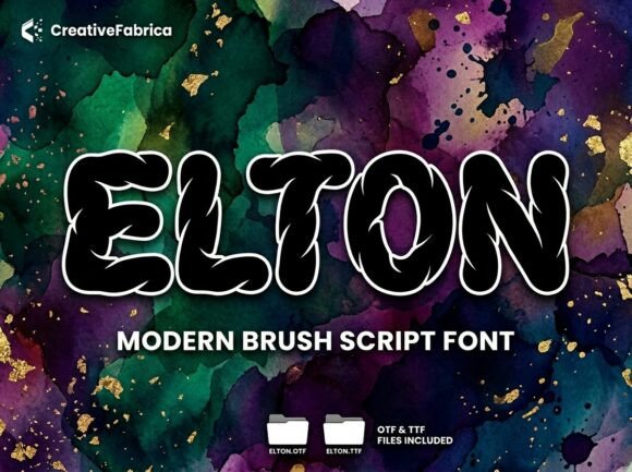 Elton Font for Creative Makers