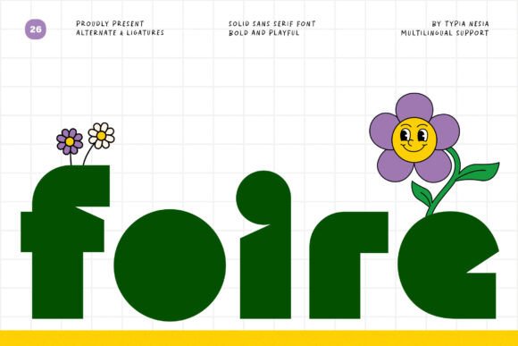 Foire Font: Playful Display Type