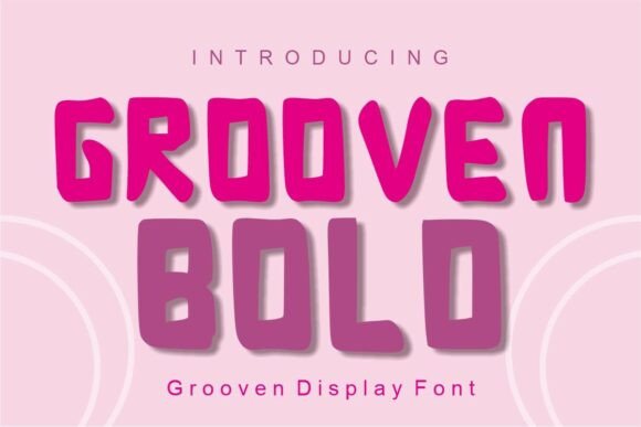 Grooven Bold: A Bold Display Font for Nostalgic Branding