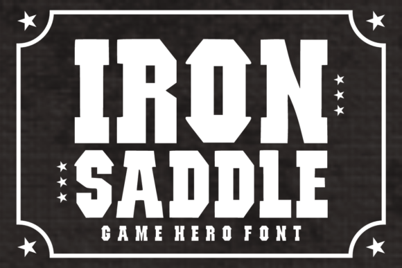 Iron Saddle Font for Bold Branding