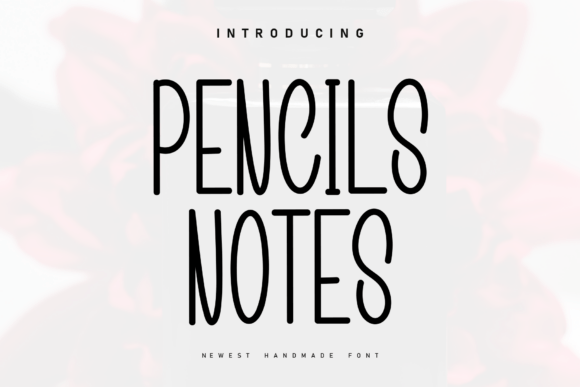 Pencils Notes Font for Business Branding