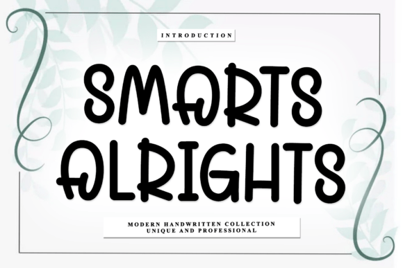 Smarts Alrights Font