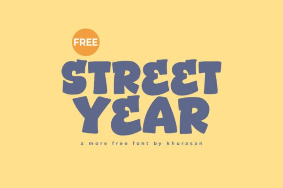 Street Year Font