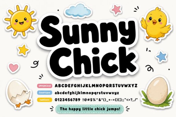 Sunny Chick Font for Creative Projects