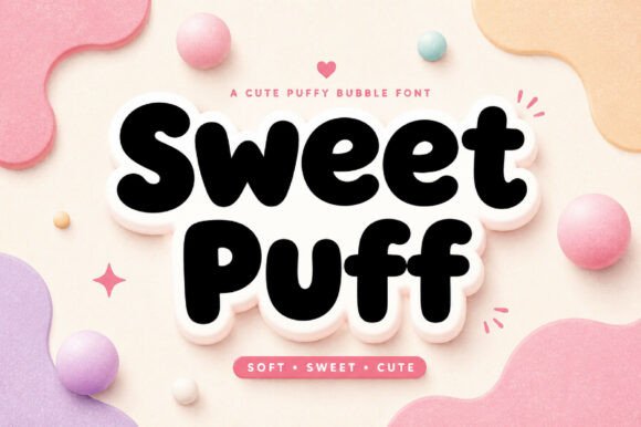 Sweet Puff Font for Creative Brands