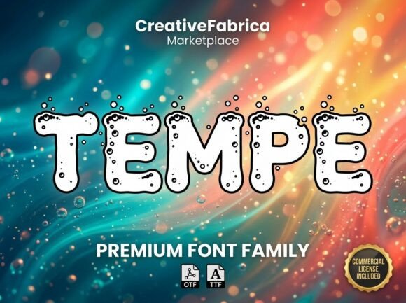 Tempe Font for Creative Design