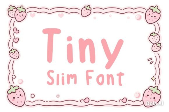 Tiny Slim Font for Web Design