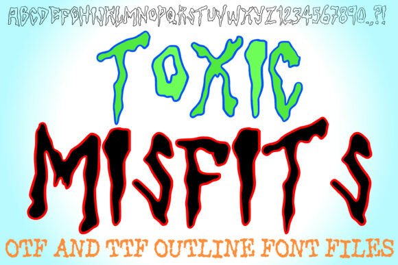 Toxic Misfits Font Review