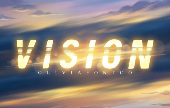Vision Font for Creative Projects